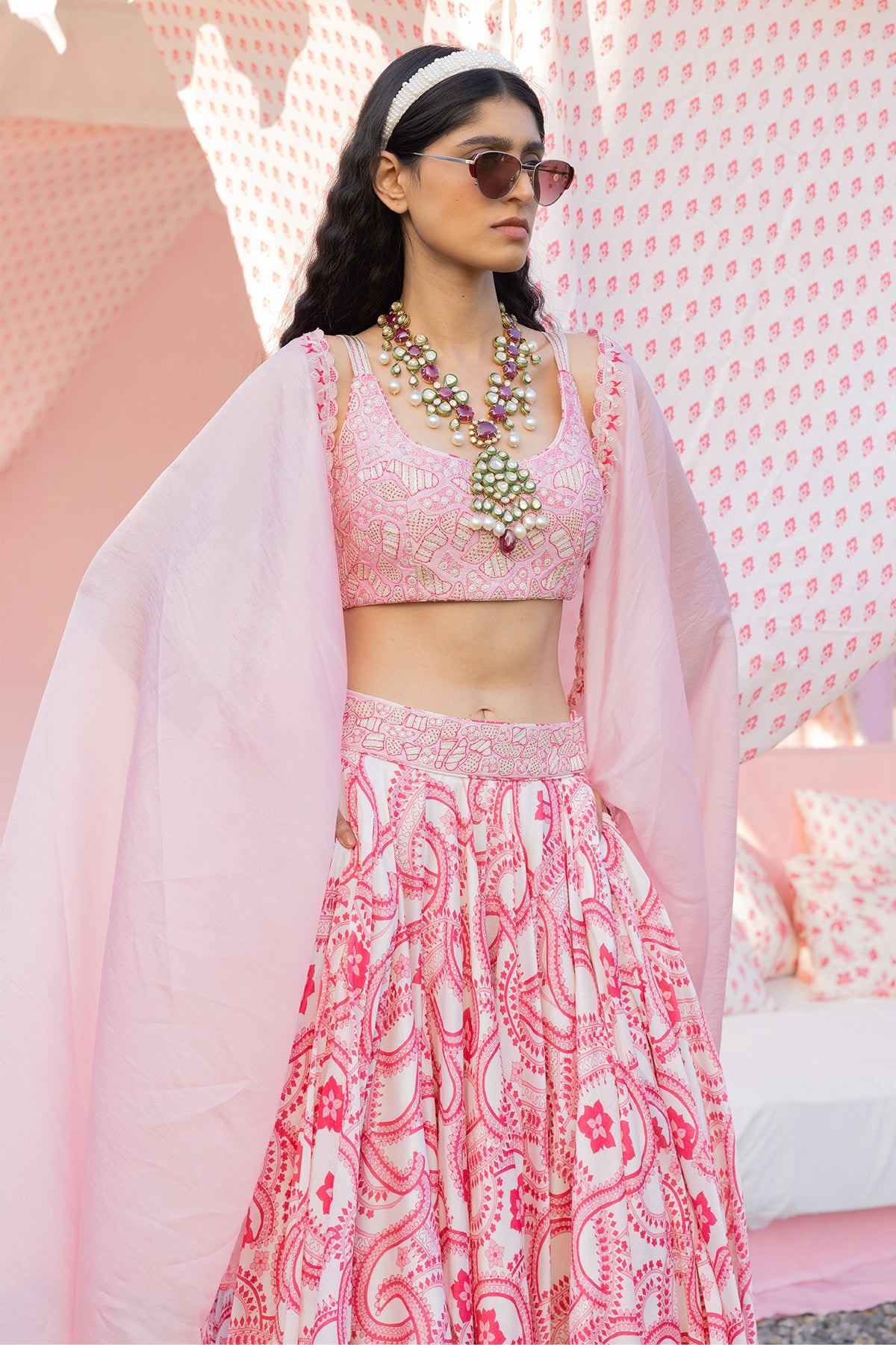 Printed Lehenga leather Patch