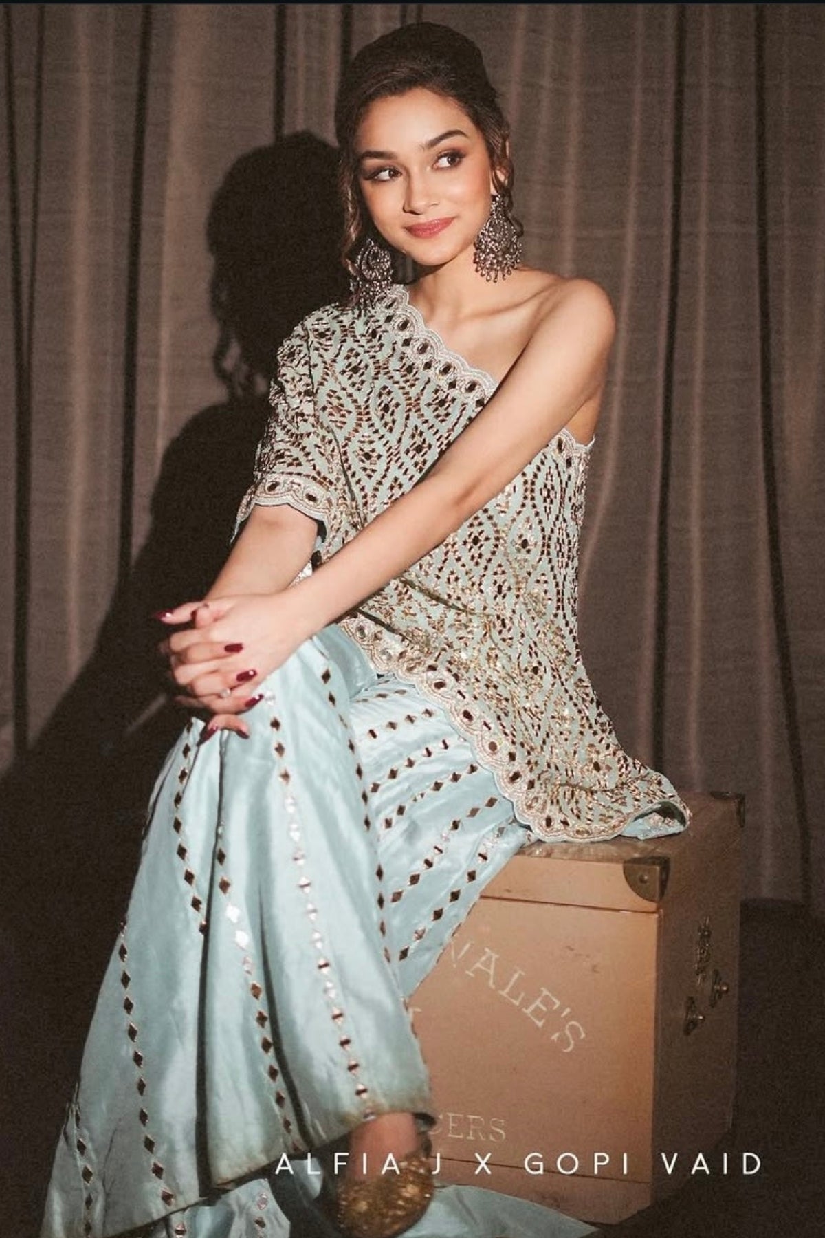 Alfia Javed in Joan Pant Set