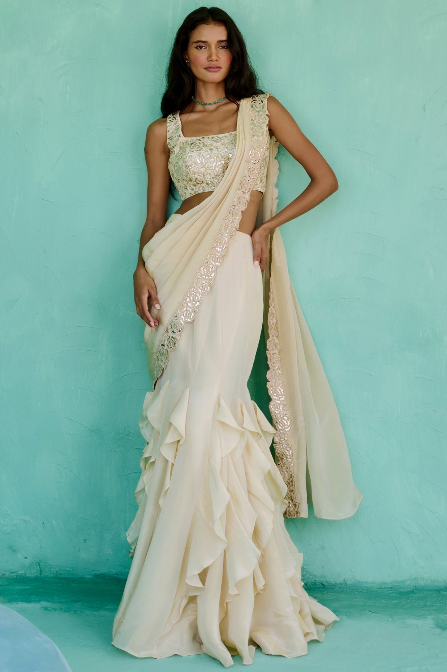 ZIYA PRE-DRAPE SAREE