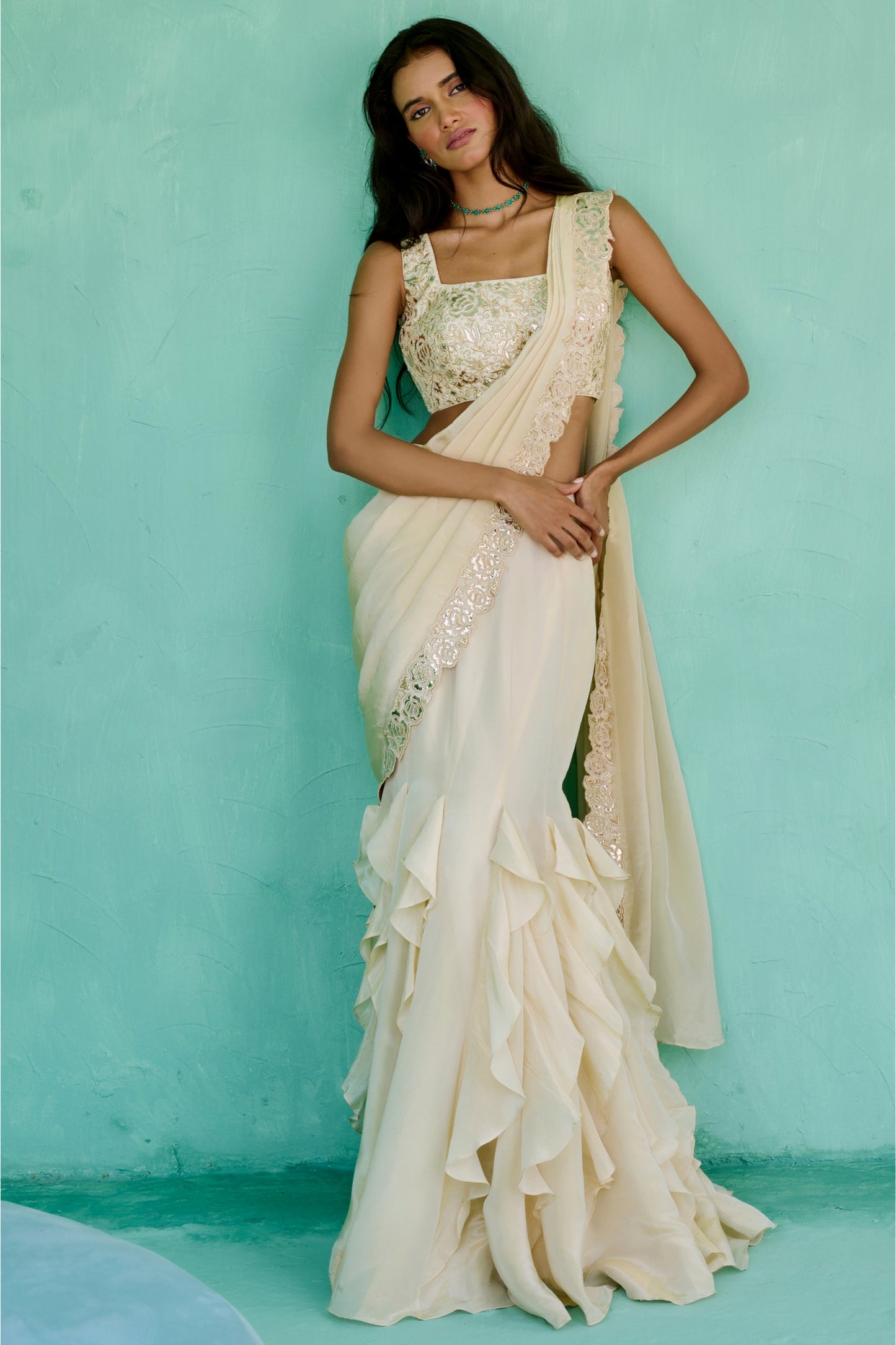 ZIYA PRE-DRAPE SAREE