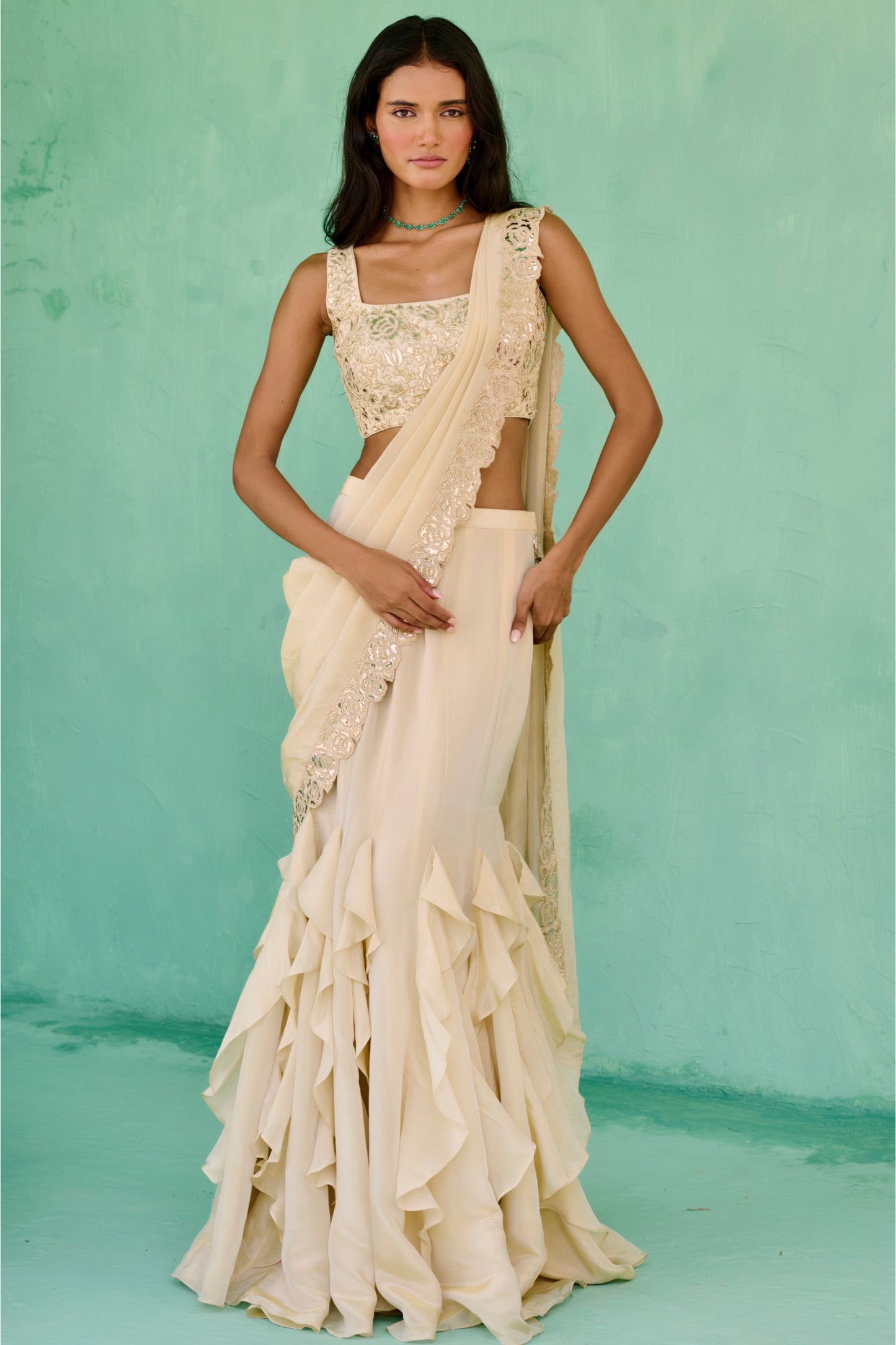 ZIYA PRE-DRAPE SAREE