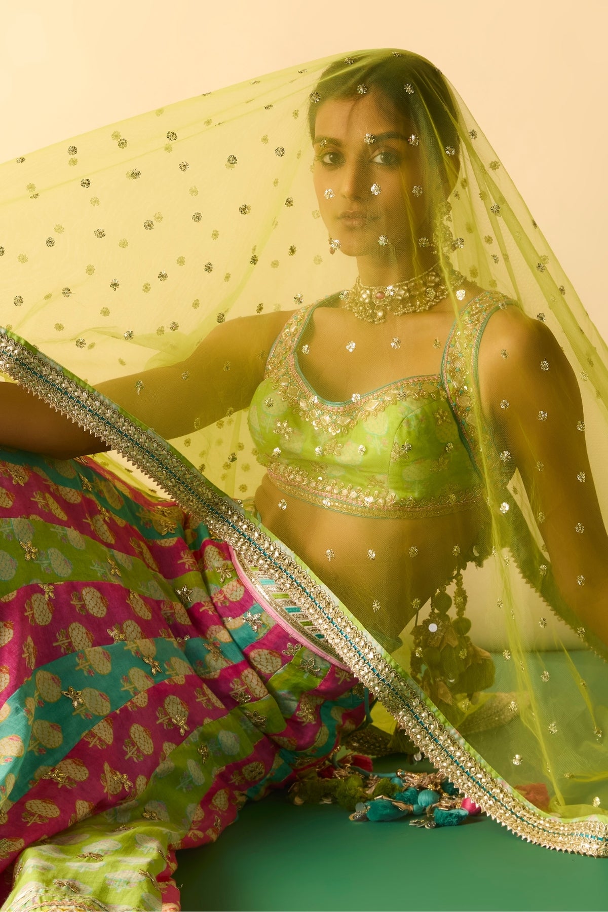 shyama lehenga set