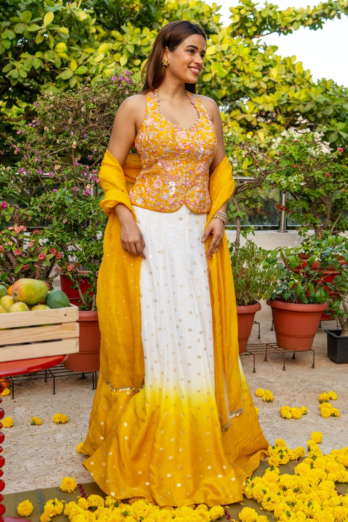ZEENAT OMBRE LEHENGA