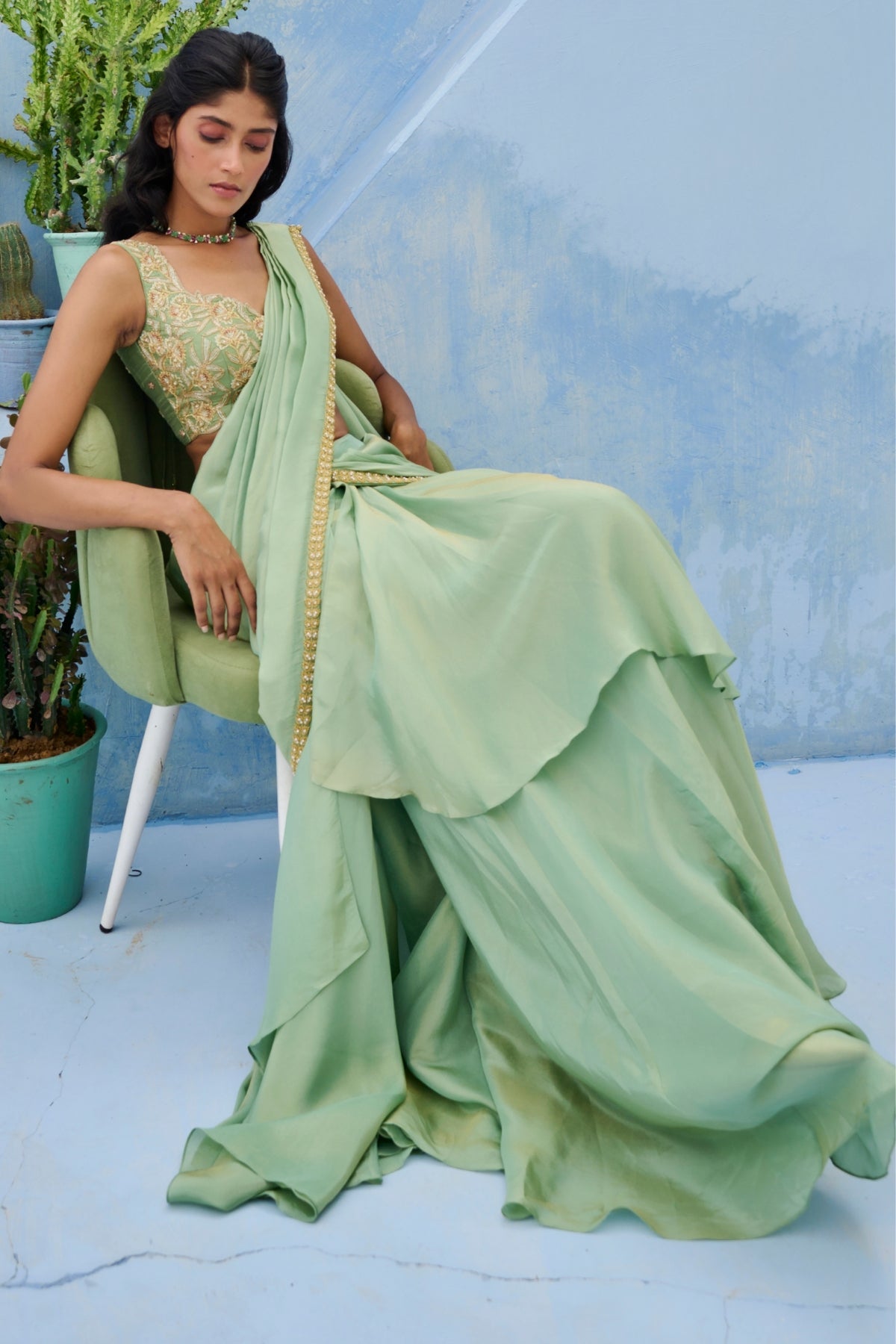 HASEEN PRE-DRAPE SAREE