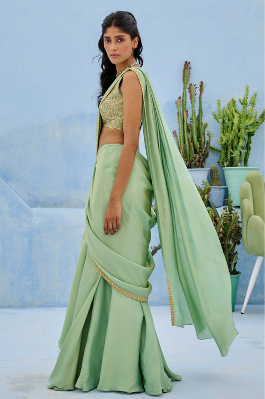 HASEEN PRE-DRAPE SAREE