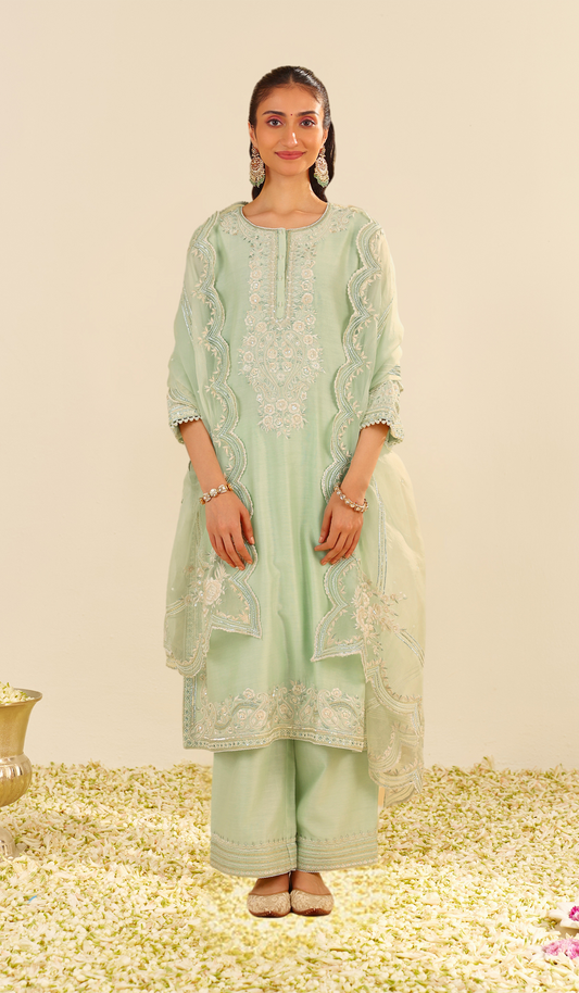 Sereen - A-Line Kurta With Palazzo