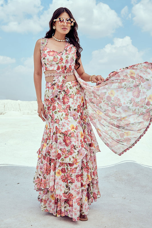 Tiered Sari