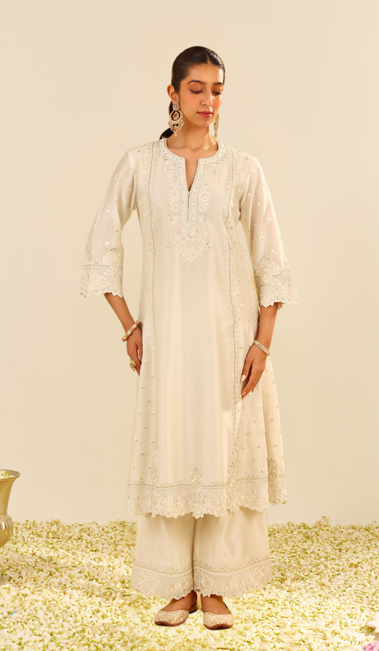 Sumaiya - A-Line Kurta With Palazzo