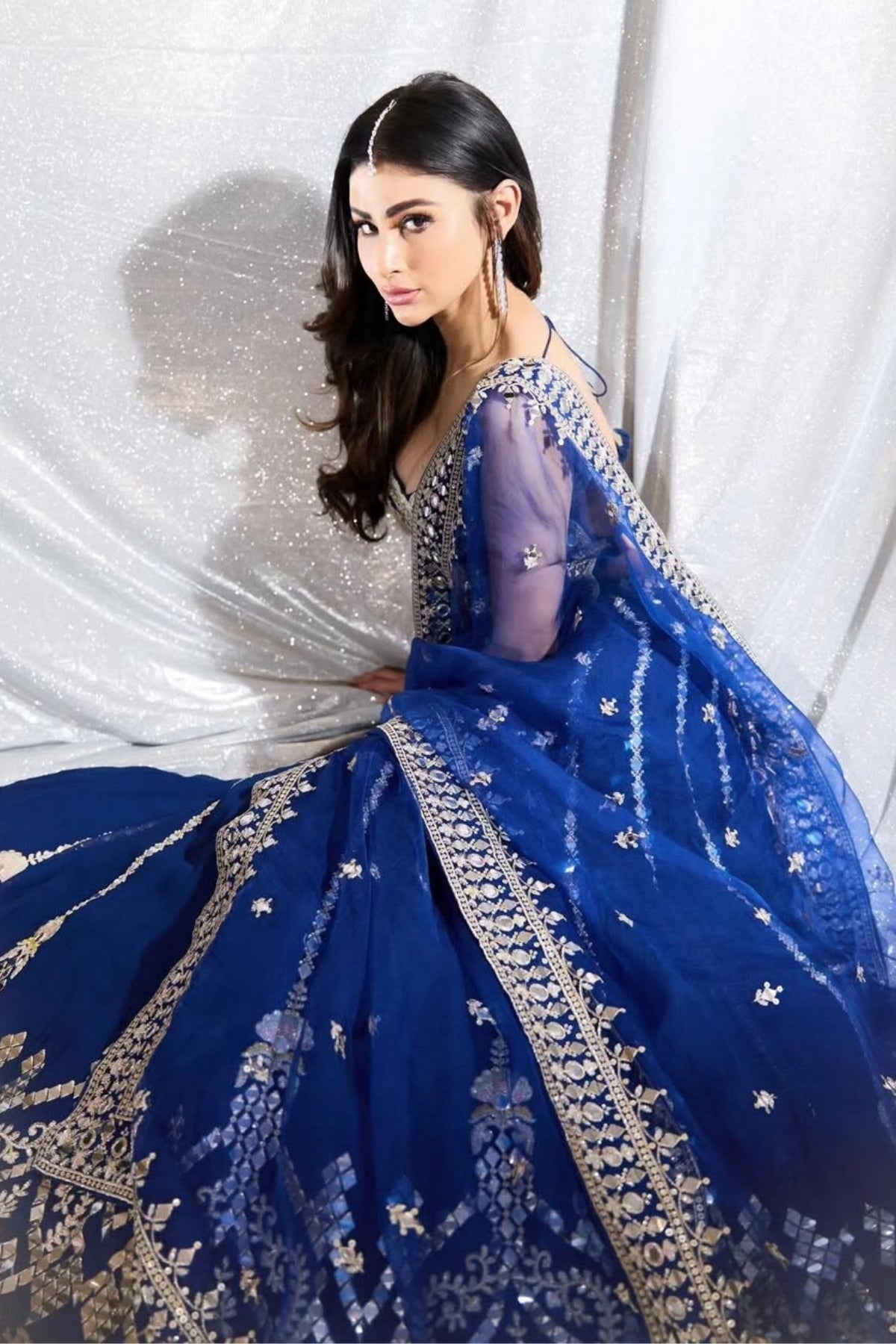 Mouni Roy in Isya Lehenga Set