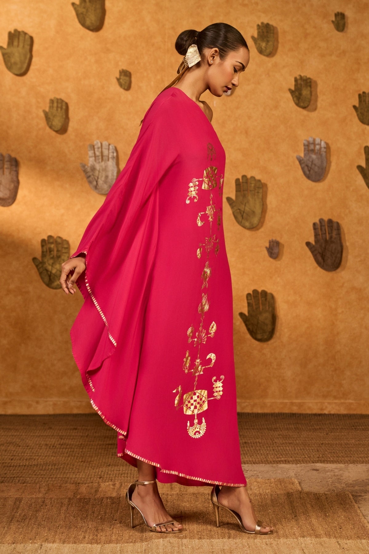Raspberry Wishdrop Kaftan