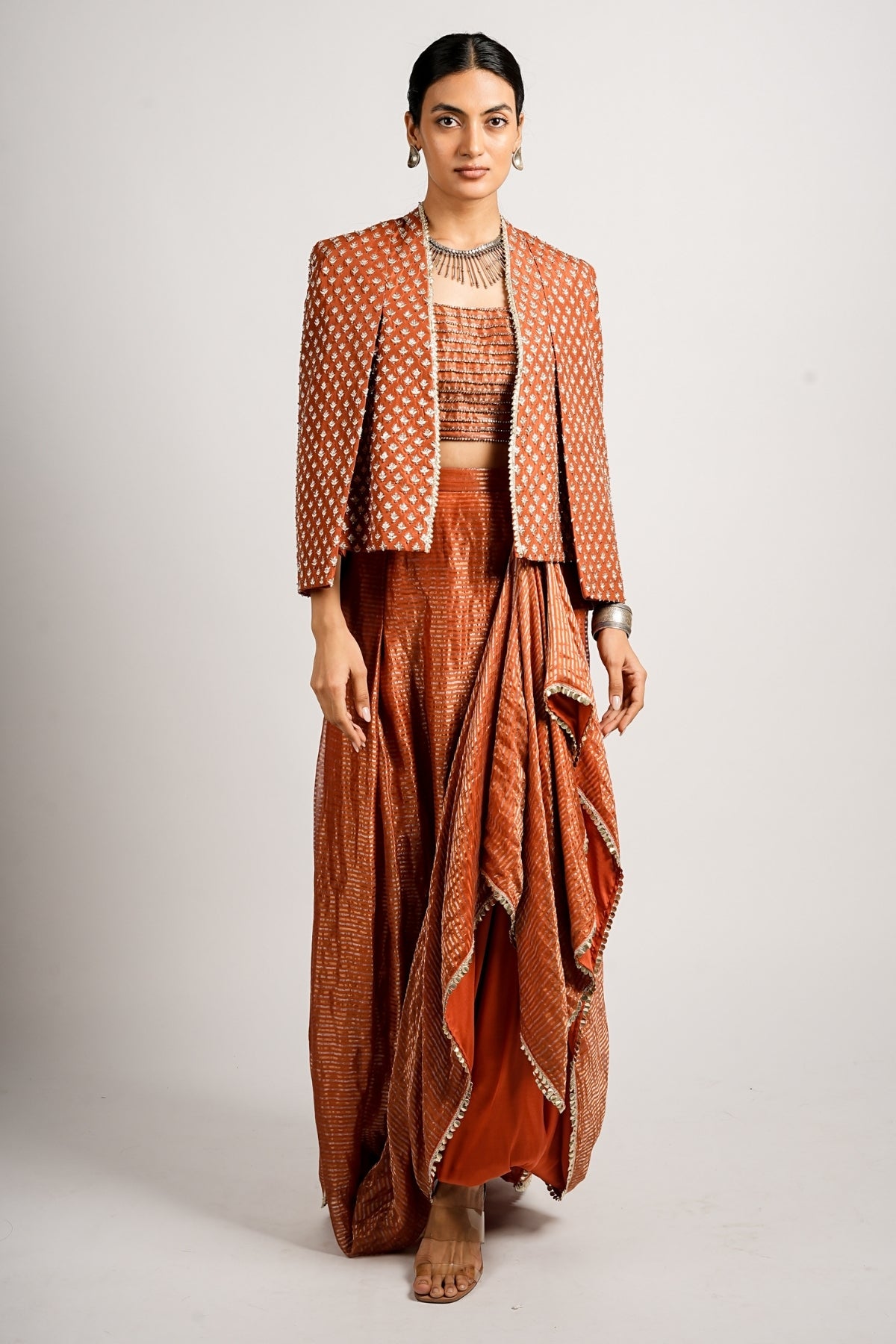 Ember Embellished Drape Set
