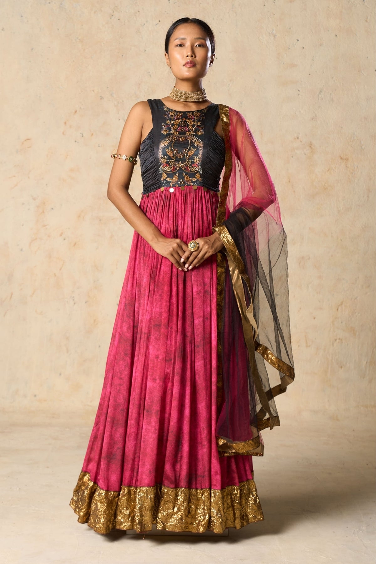 Pink Chiffon Gown