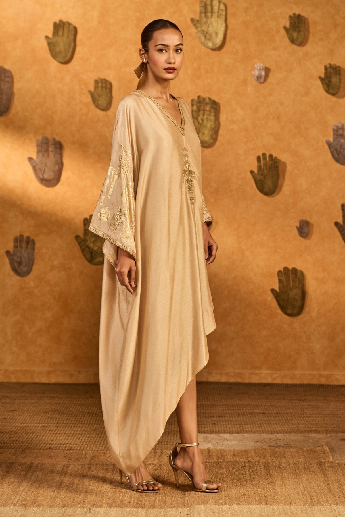 Oatmeal Zen Garden Kaftan