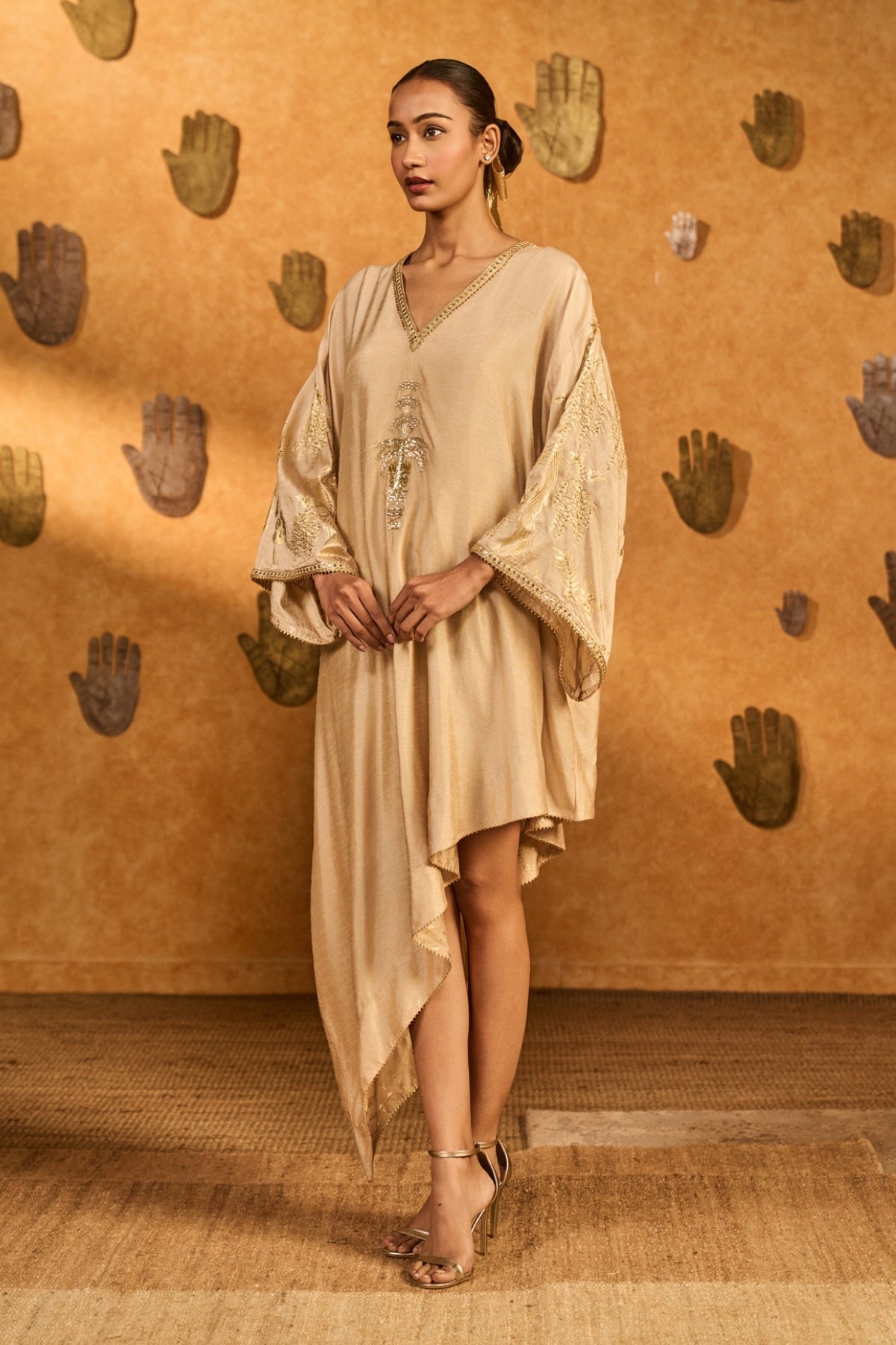 Oatmeal Zen Garden Kaftan