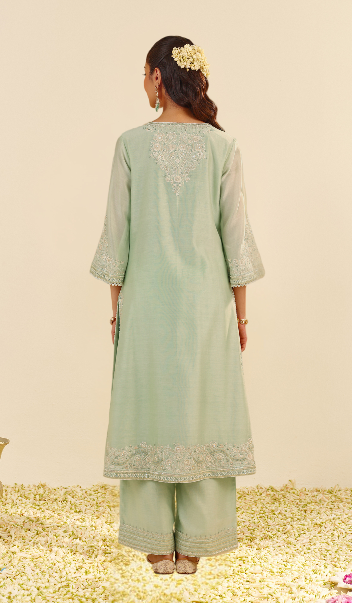Sereen - A-Line Kurta With Palazzo