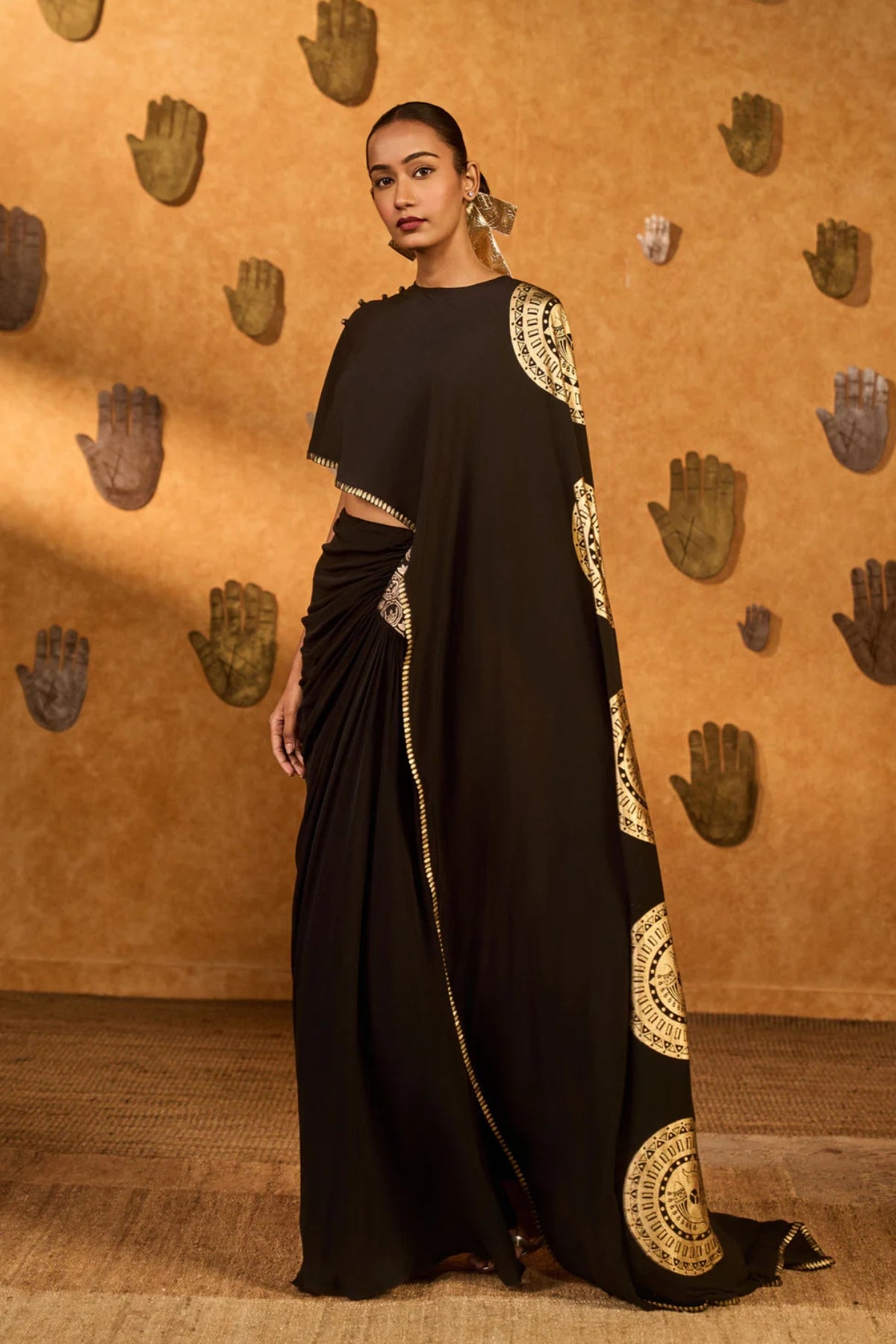 Moonfish Draped Skirt Set