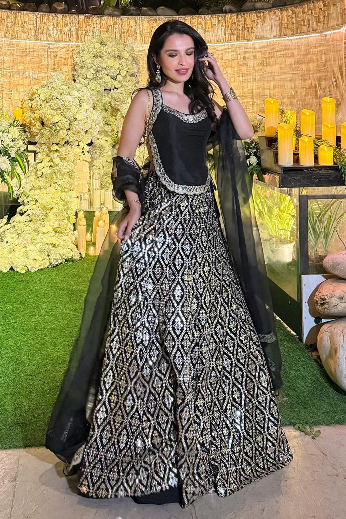 Saachi in Roshni Lehenga Set