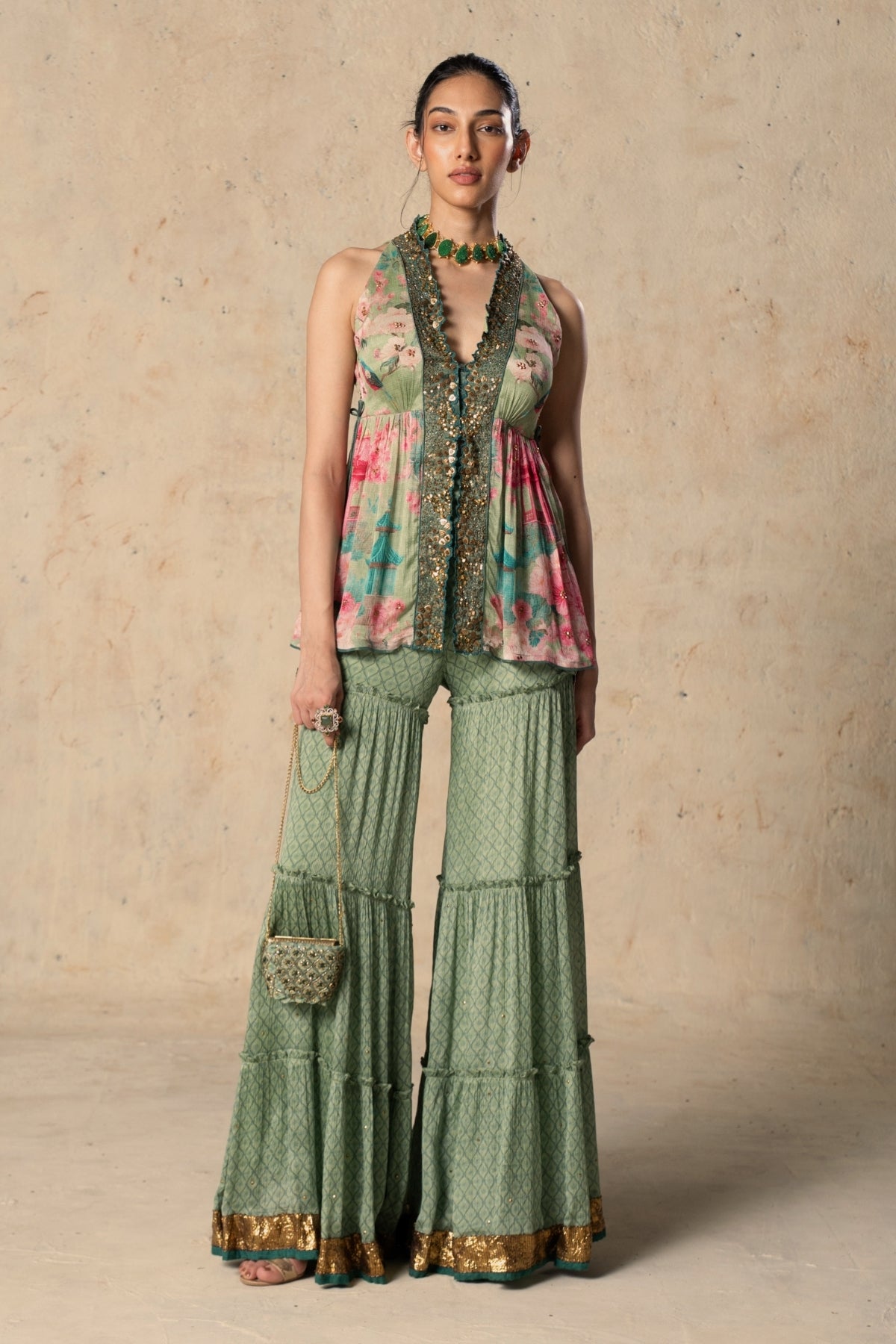 Emerald Flow Pant set