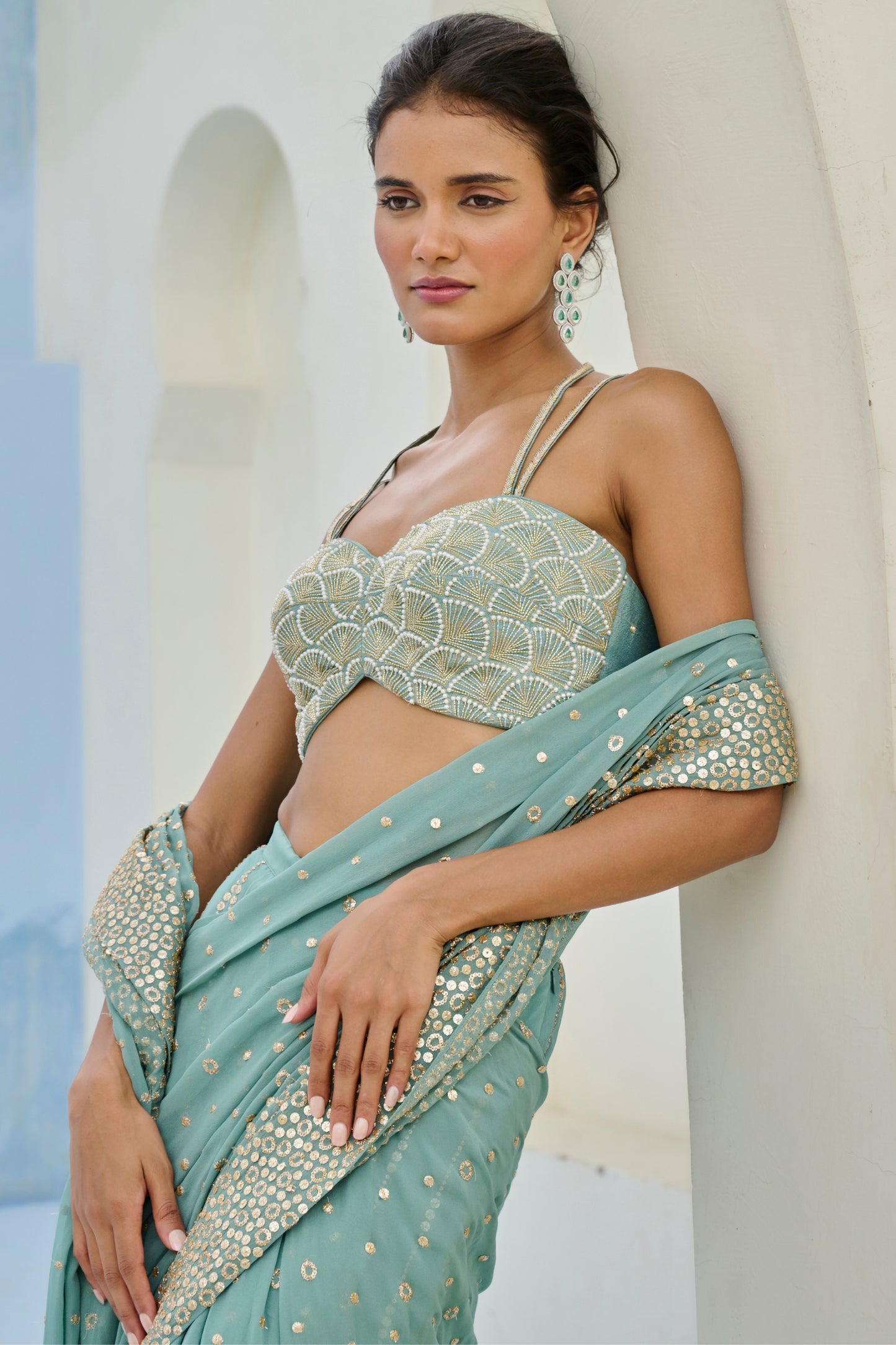 SUFI PRE-DRAPE SAREE