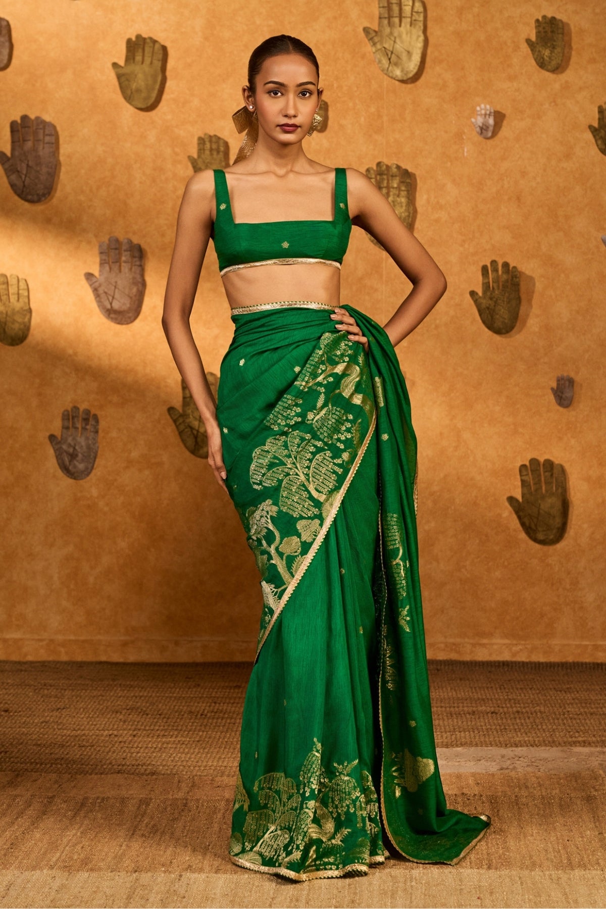 Green Zen Saree