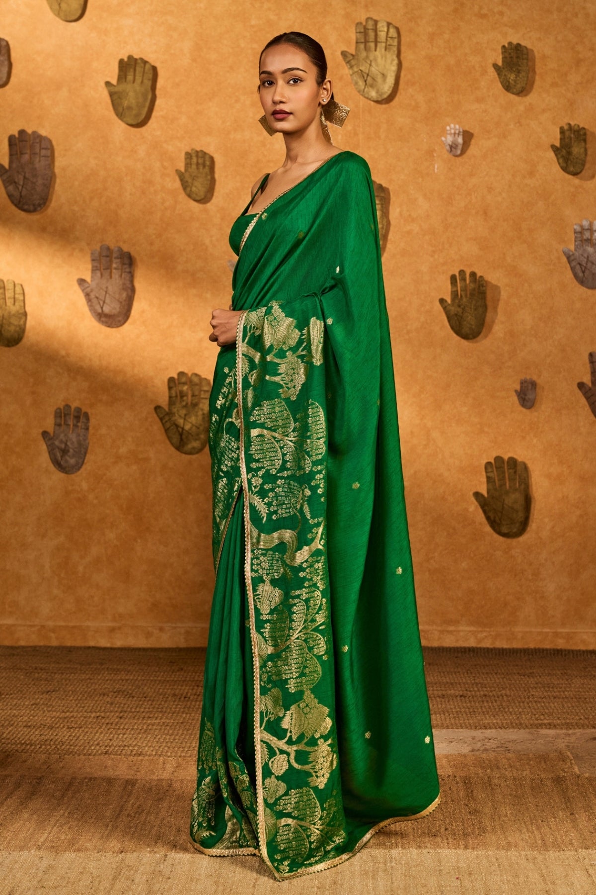 Green Zen Saree