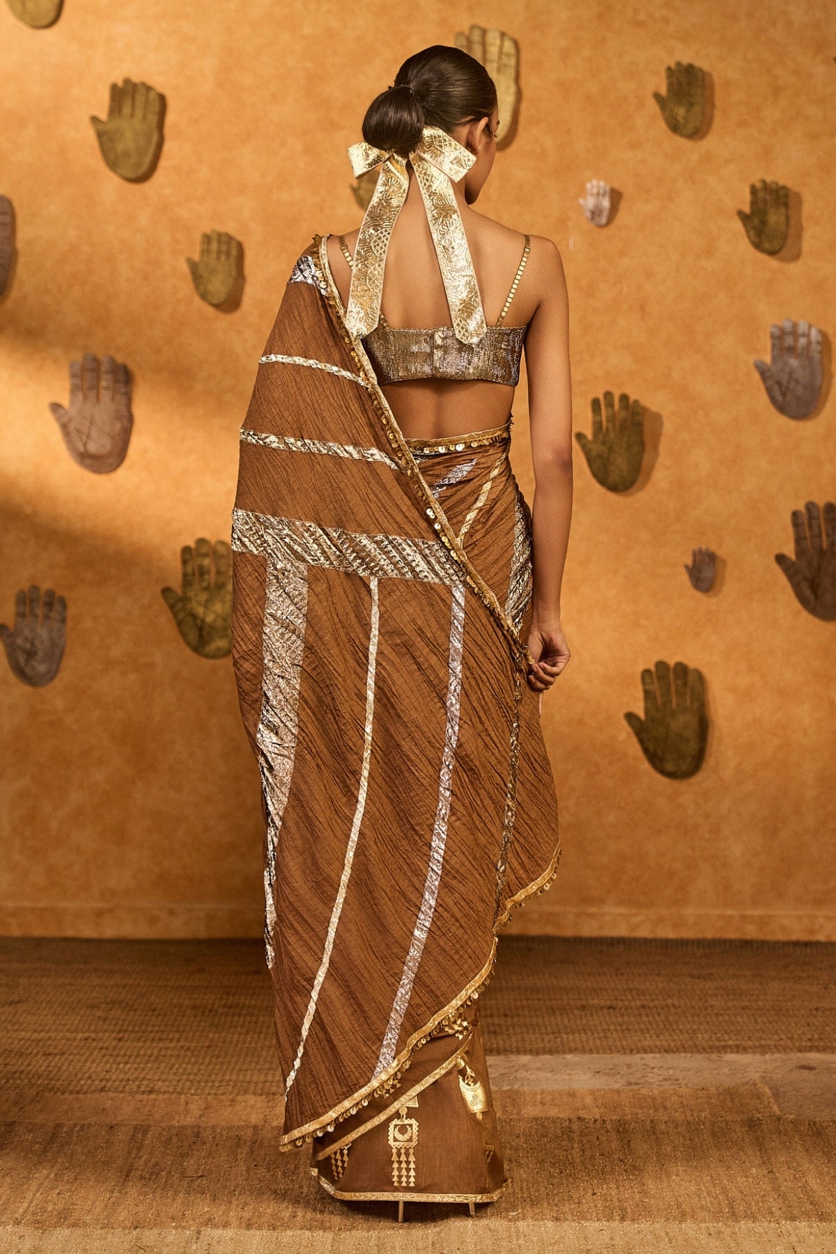 Mocha Lampi Saree