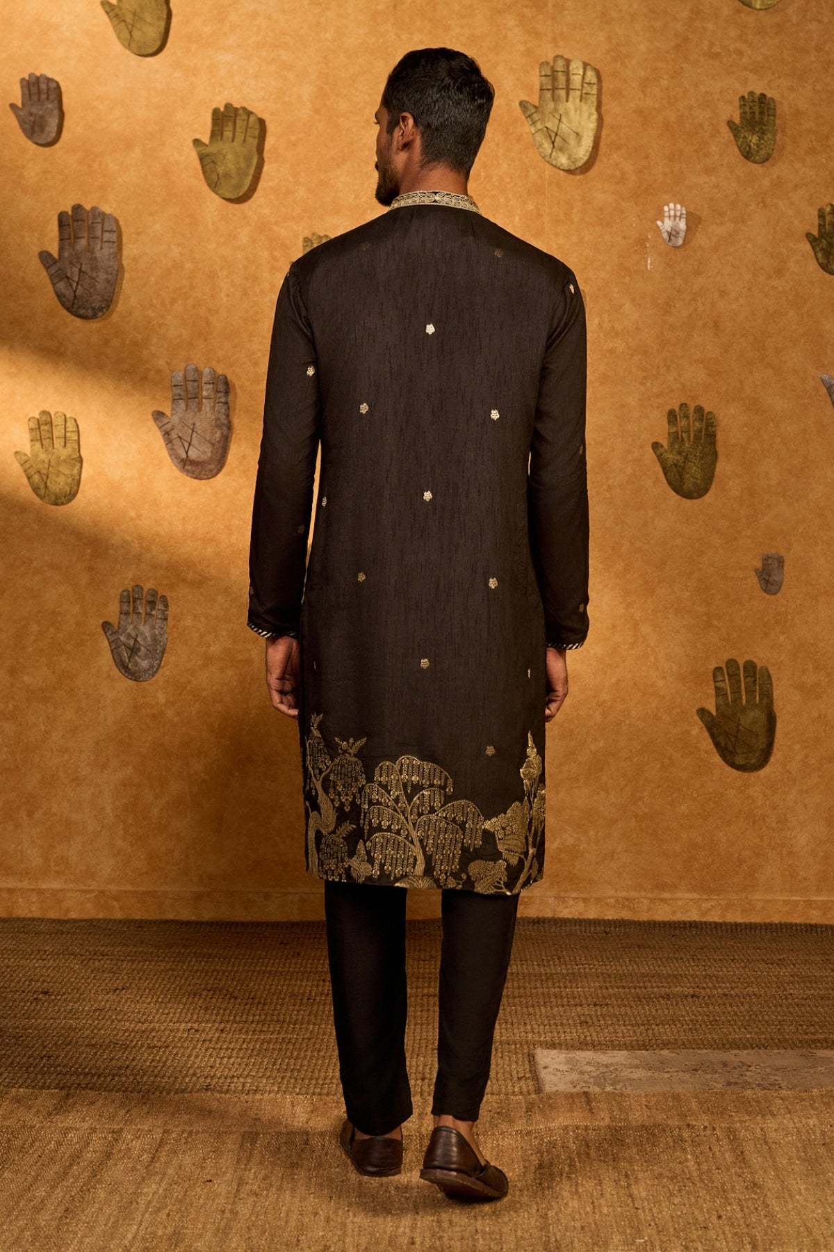 BLACK ZEN KURTA SET