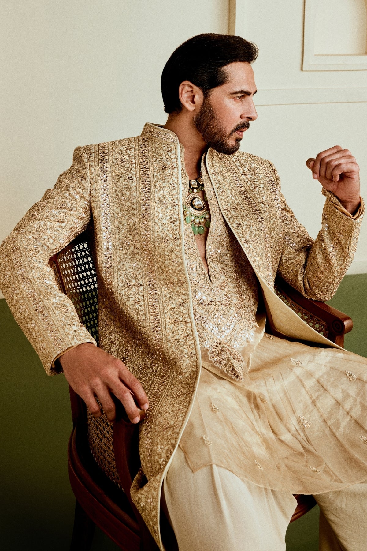 Dino Morea in Zavian Sherwani Set