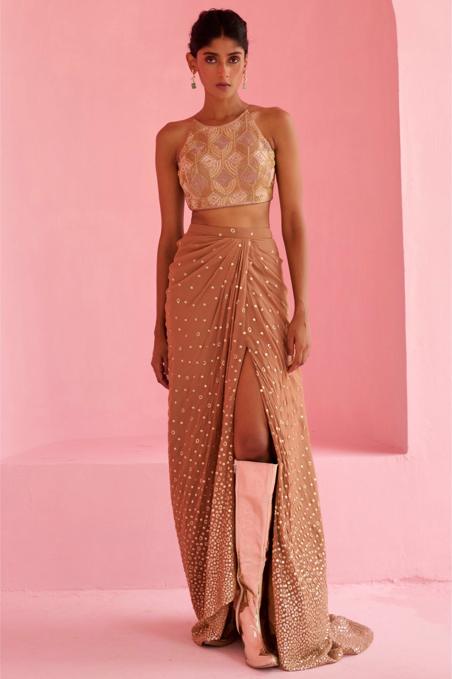 NOOR SLIT SKIRT