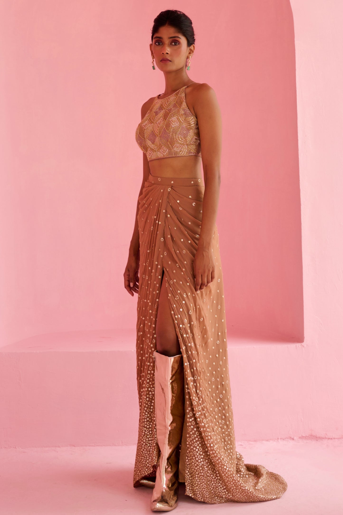 NOOR SLIT SKIRT