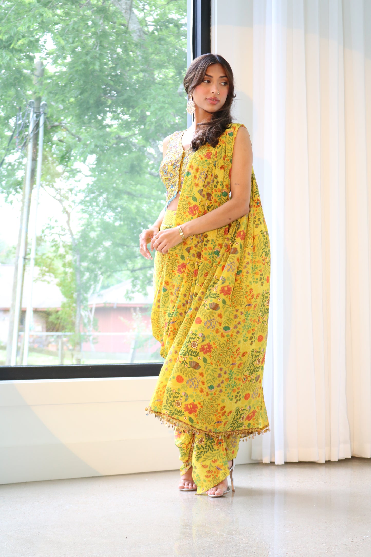 Printed Drape Set