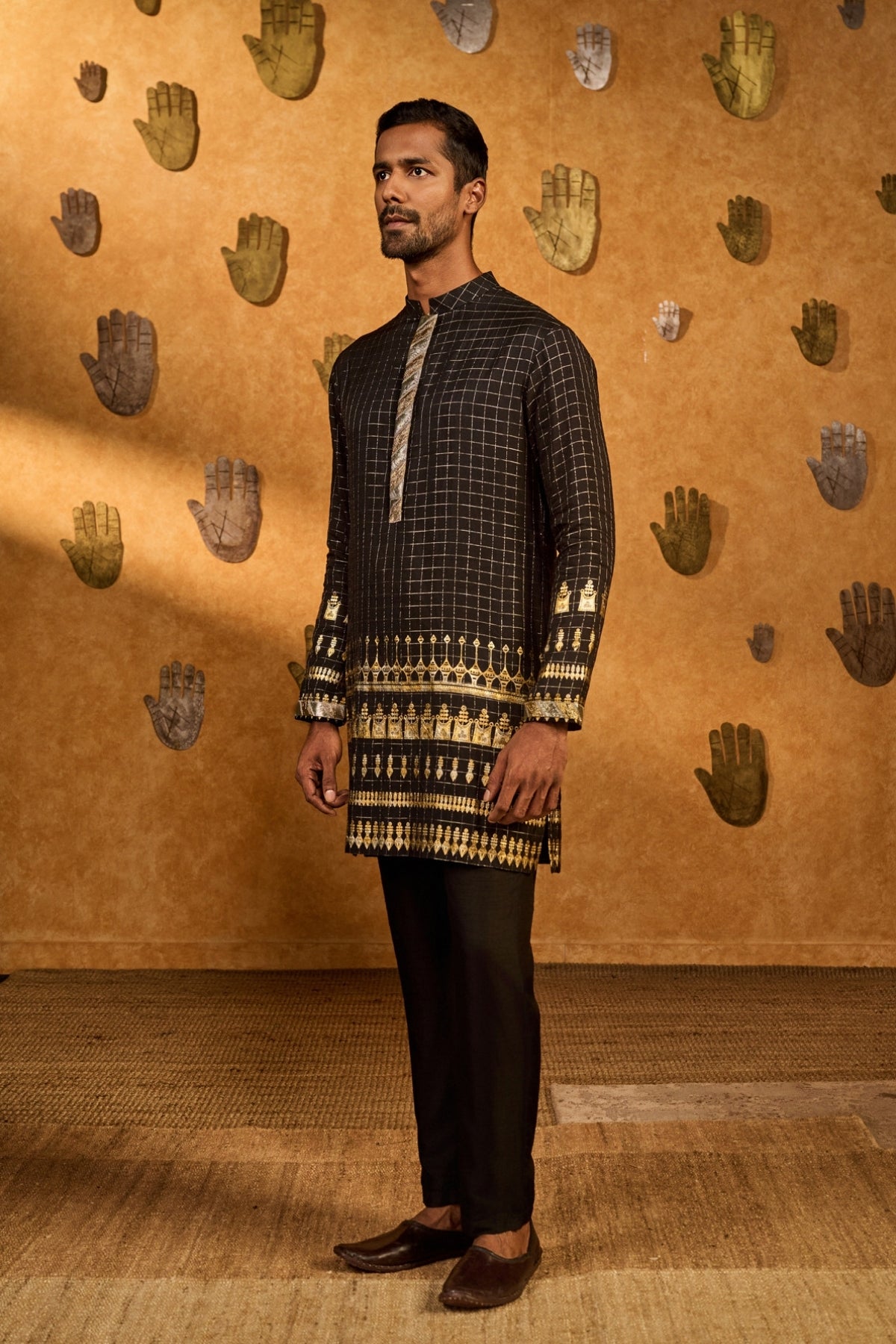 Black Midas Touch Kurta Set