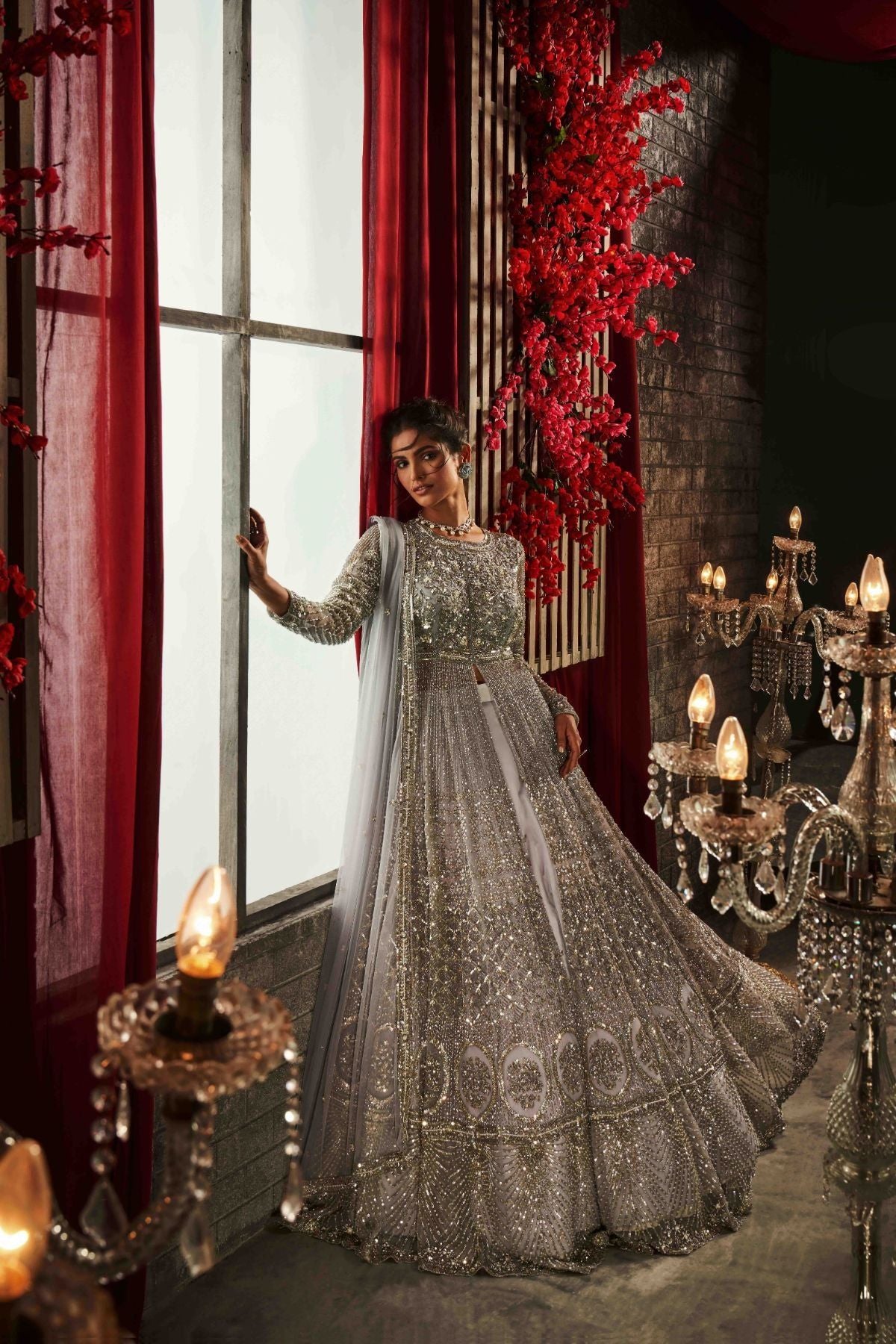 grey indo western dress Shop Stylish Halter Indo Western Dress Collections Online at Cbazaar