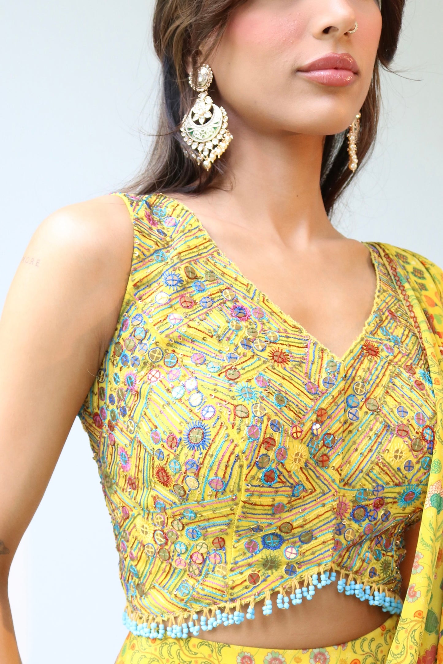 Printed Drape Set