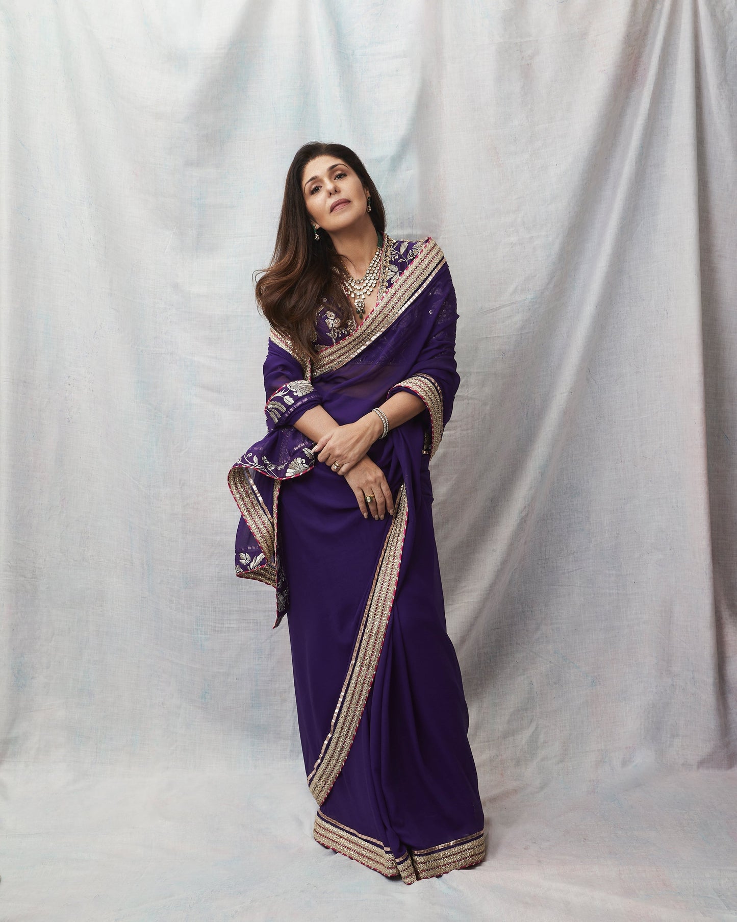 Anita Shroff in Golconda Myra saree set