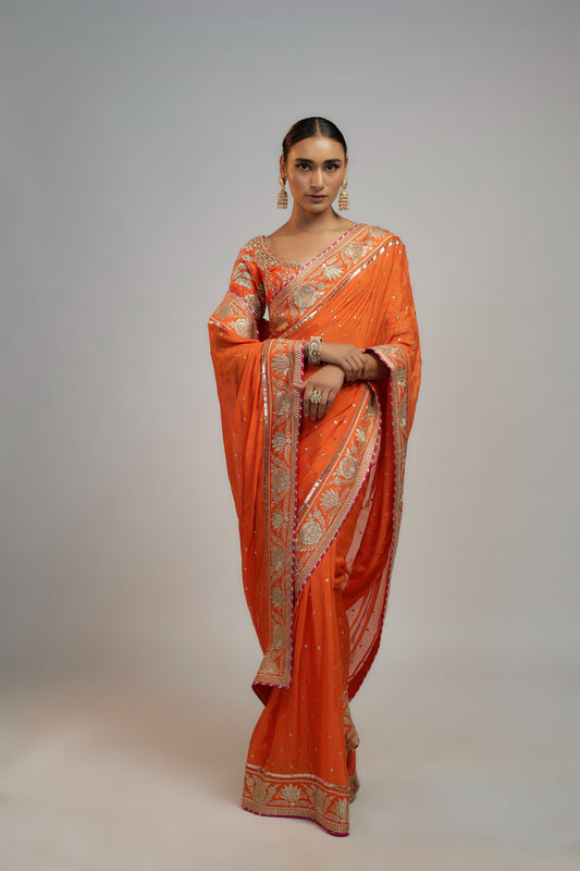 Golconda Rida saree set