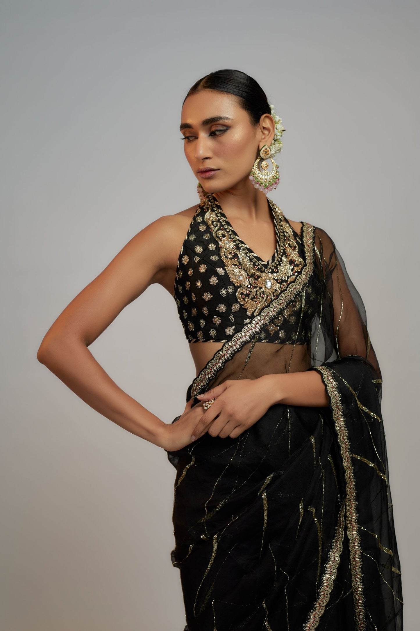 Golconda Fez saree set