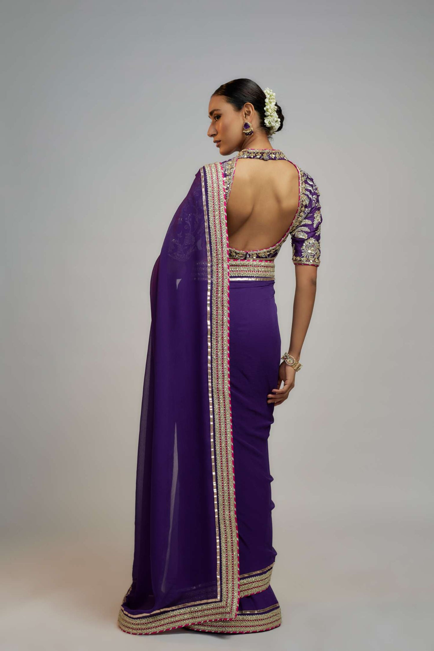 Anita Shroff in Golconda Myra saree set