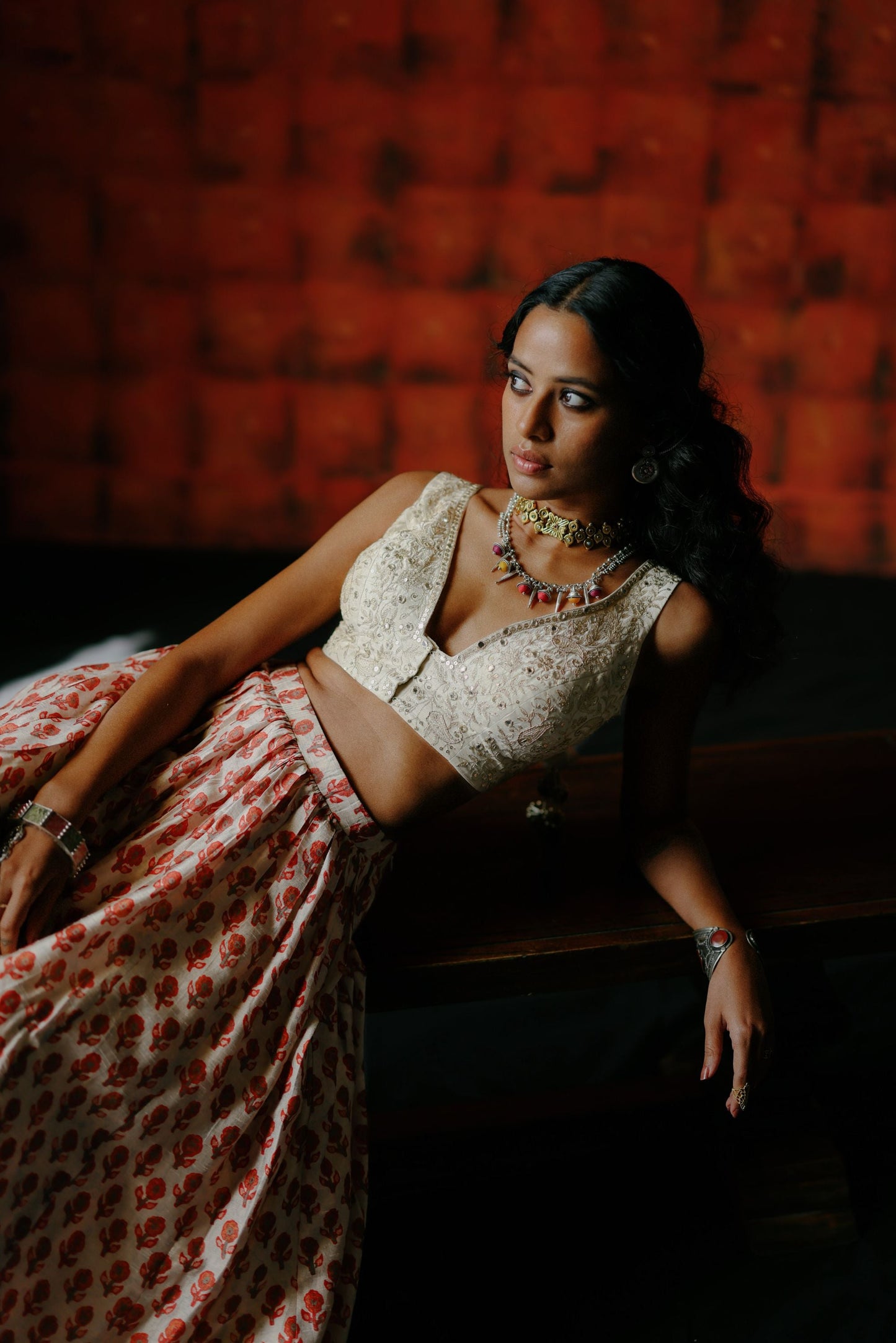 Pearl lehenga set