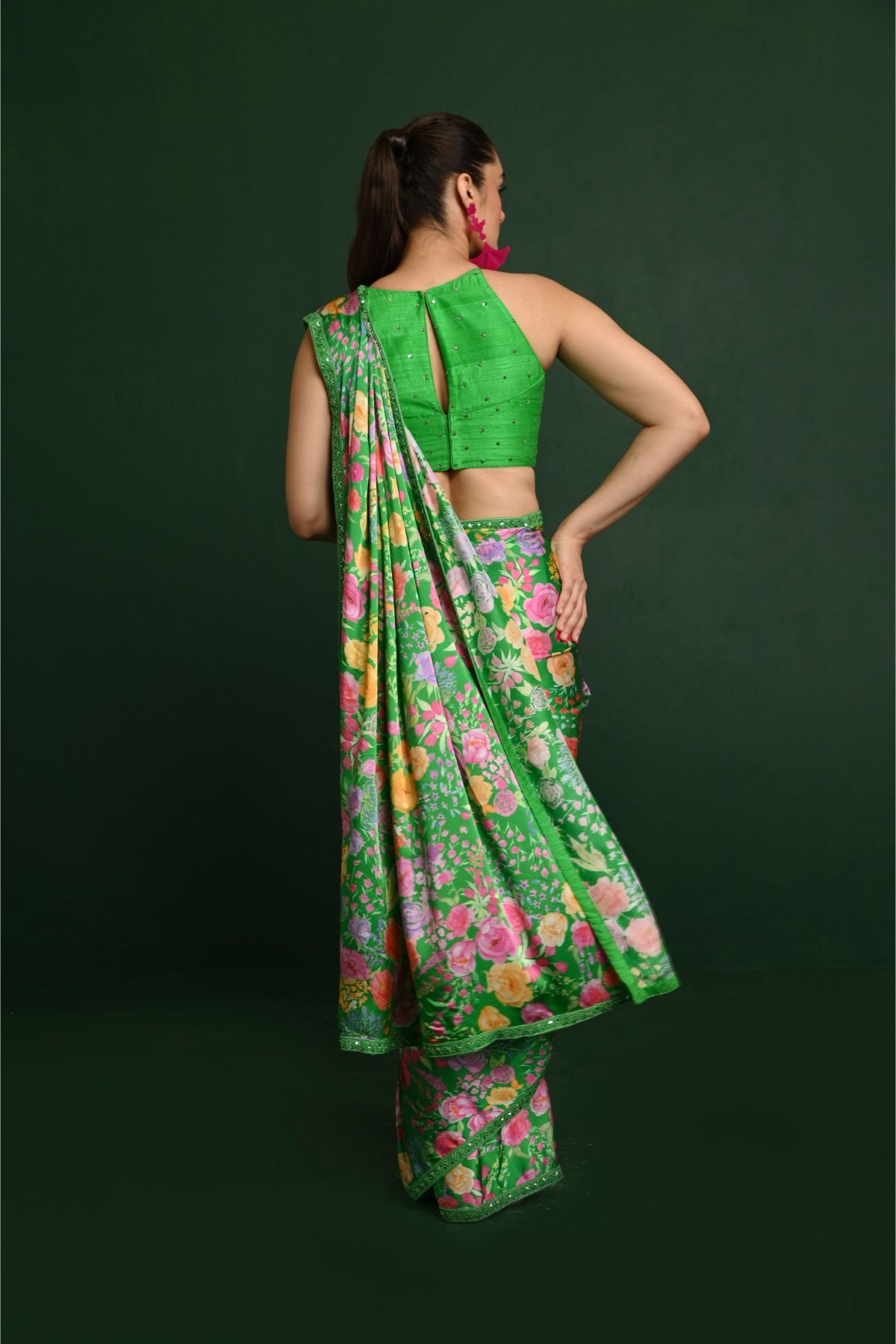 Zahra Satin Saree