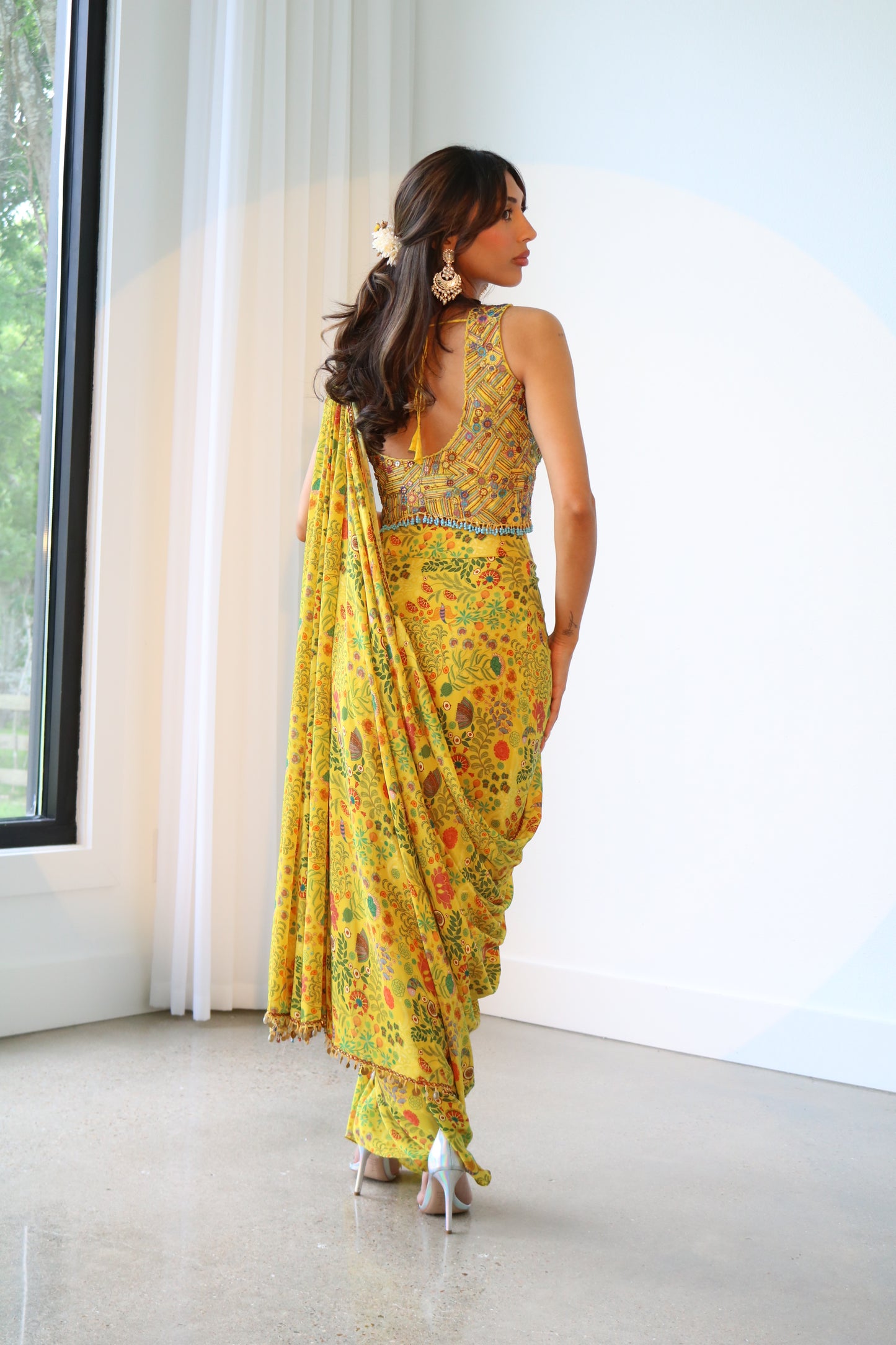 Printed Drape Set