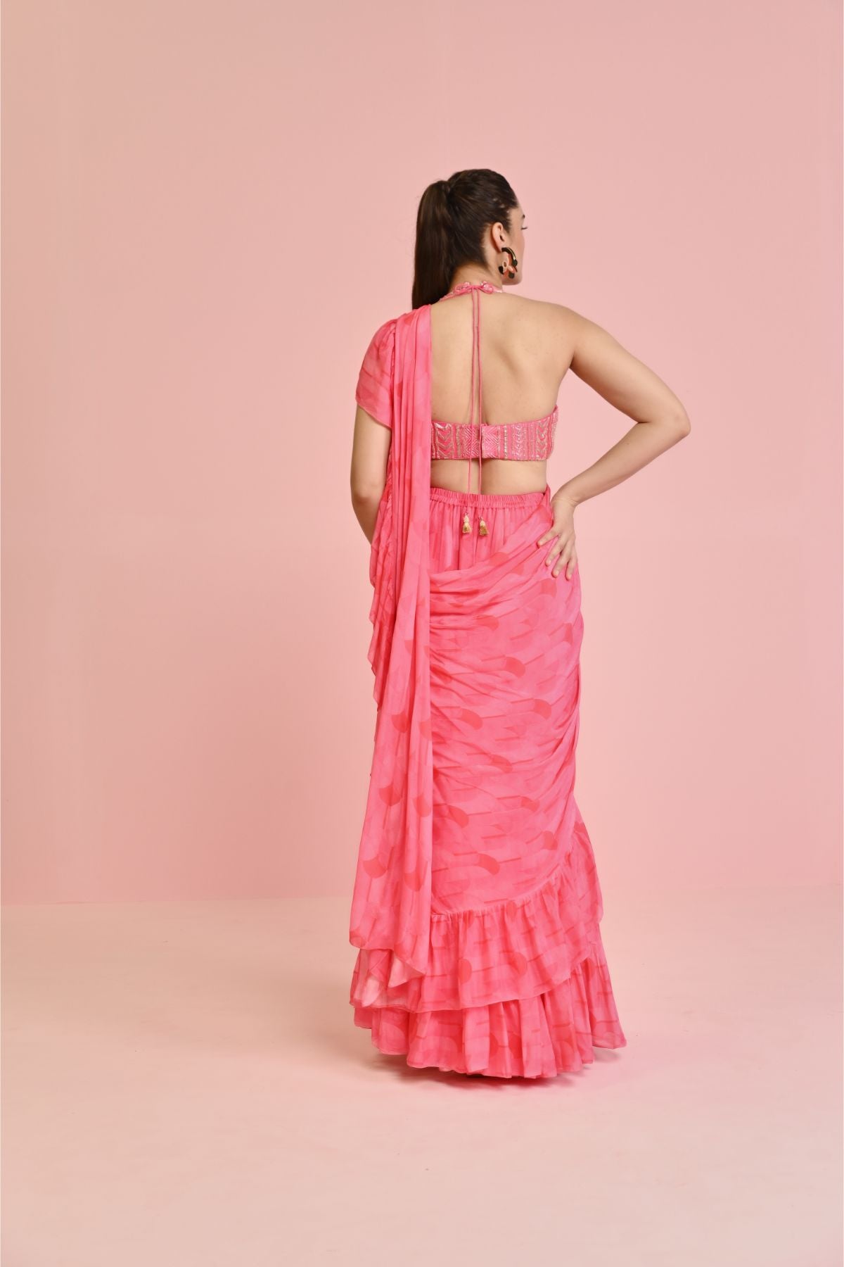 Lara Georgette Drape Saree