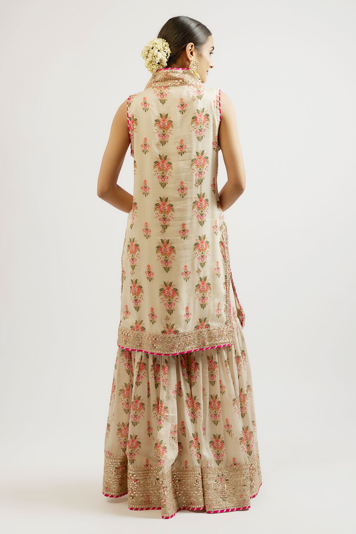 Dhriti Sleeveless Sharara Set