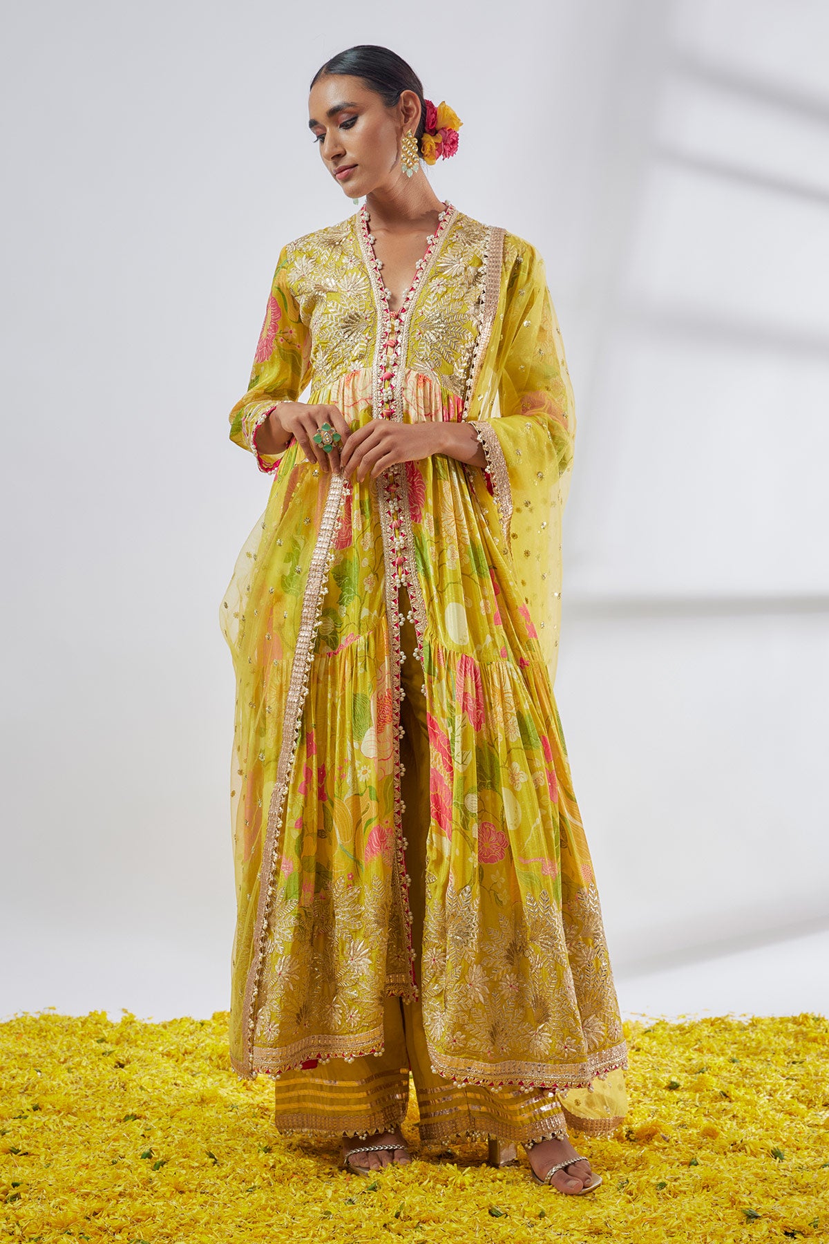 Huma Ag With Palazzo Set
