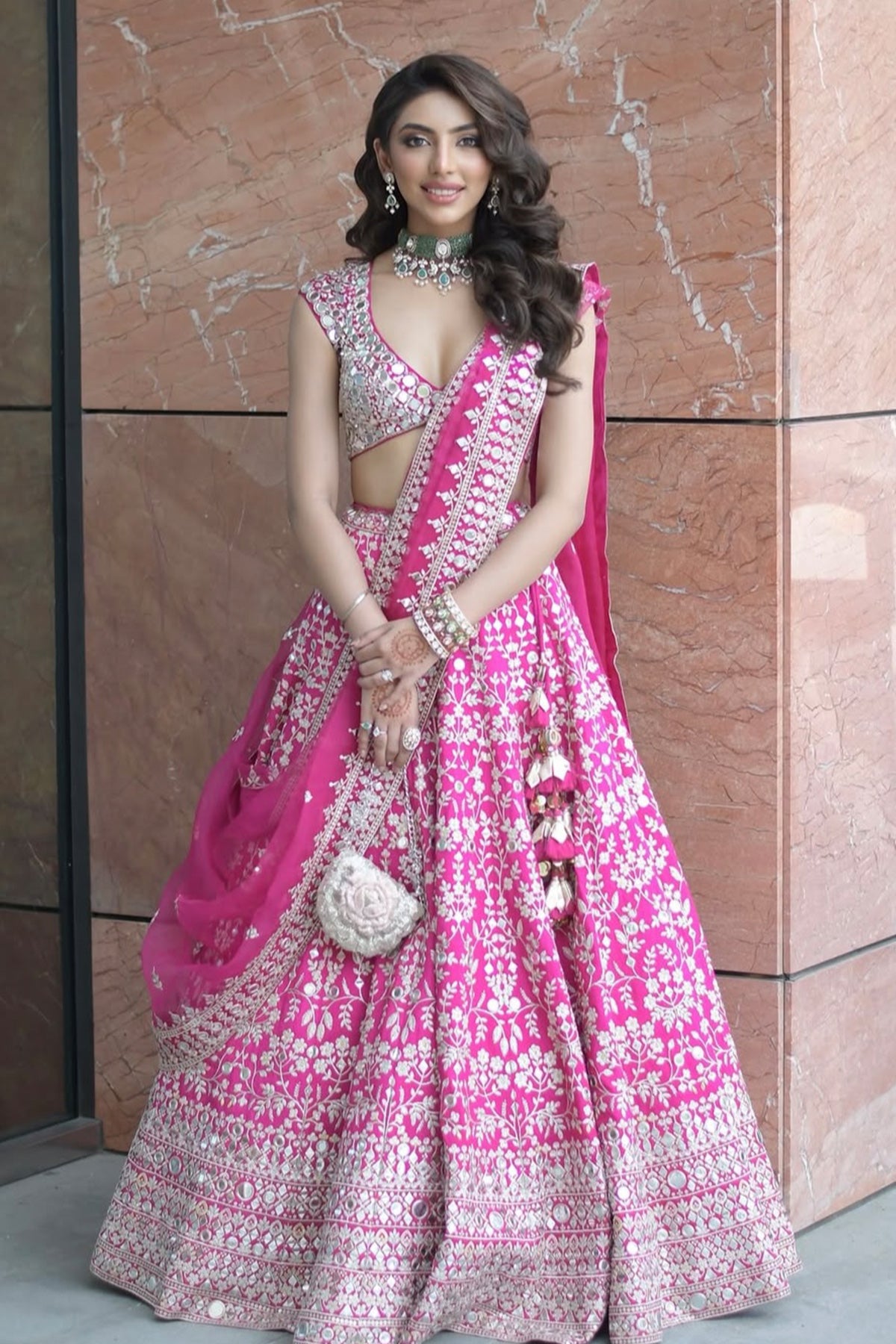 Mallika in Niranjana Lehenga Set