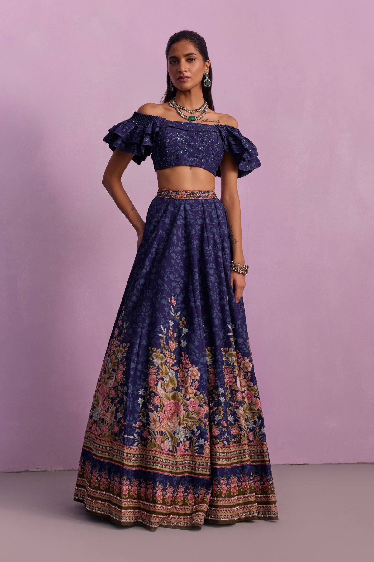 Amelia Vintage Design Lehenga