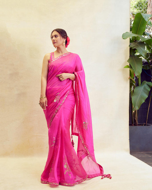 Classic Gulaabi Saree