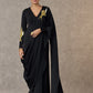 Black Son Chidiya Saree Gown