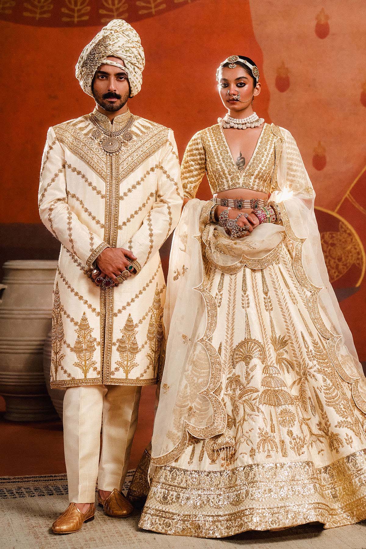 Malai Barfi Lehenga Set