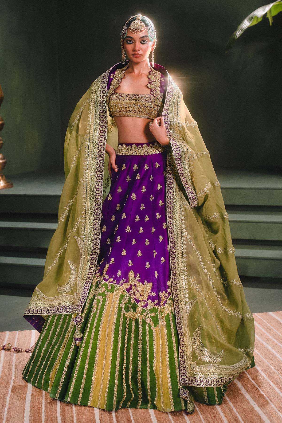 Jamun Fizz Lehenga Set